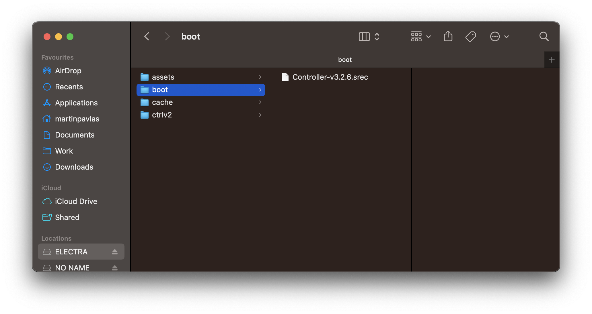 Electra One update copied