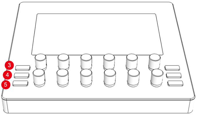Active section buttons